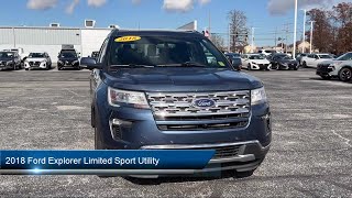 2018 Ford Explorer Limited Sport Utility Findlay Tiffin Bowling green Ottawa and Kenton [upl. by Yrennalf]