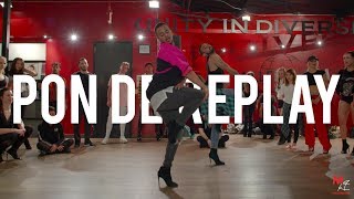 YANIS MARSHALL HEELS CHOREOGRAPHY quotPON DE REPLAYquot RIHANNA MILLENNIUM DANCE COMPLEX [upl. by Curr983]