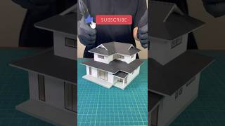 Built a traditional Japanese house✂️ diy asmr craft howto vocaloid dekita [upl. by Mariejeanne]