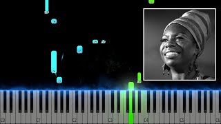 Nina Simone  Feeling Good Piano Tutorial [upl. by Adamsun490]