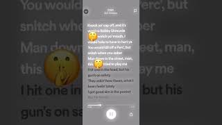 NLE Choppa  Capo Lyrics ShorterIsBetter Tuinuane TrendyLyrics4441 [upl. by Enaelem213]