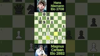 Magnus Carlsen vs Hans Niemann chess game 894 [upl. by Ashli]