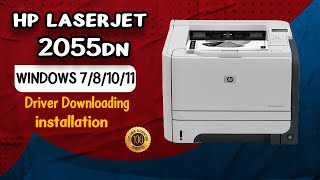 How to install hp laserjet 2055  install hp laserjet 2055dn  Easy install hp 2055 [upl. by Fabozzi]