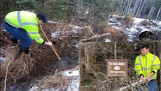 Removing Tons Of Debris Unclogging Culverts [upl. by Ttihw120]