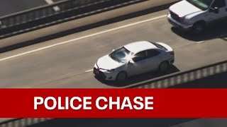 LIVE Police chase in East Bay [upl. by Assilak]