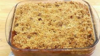 How to Make RHUBARB CRUMBLE  Delicious Recipe [upl. by Ytirehc982]