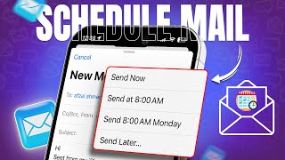 How to Schedule an Email on iPhone  Send Any Email Later on iPhone [upl. by Leizo]