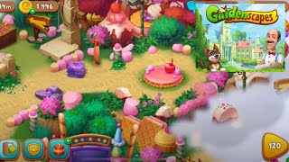 Gardenscapes  level 120 🏡 [upl. by Yerac]