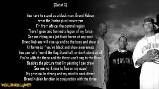 Brand Nubian  Brand Nubian Lyrics [upl. by Ennelram73]