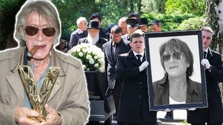 Françoise Hardy dit au revoir à son mari aux funérailles de Jacques Dutronc [upl. by Auric]