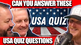 Can The Blokes Answer USA Quiz Questions  OFFICE BLOKES REACT [upl. by Yeltrab]