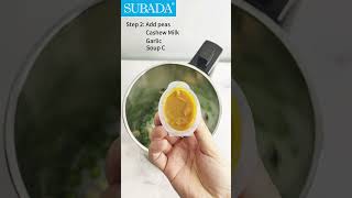 Pea Creamy Soup Recipe  SUBADA Soup Maker [upl. by Fanya616]