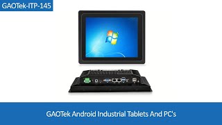 Android Industrial Tablets And PC’s  GAOTek [upl. by Fontes]