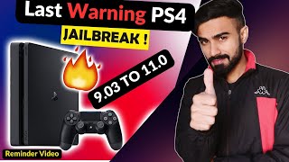 PS4 Jailbreak From 903 to 110 is in Progress  Avoid Update 1150  Important Reminder [upl. by Fran]