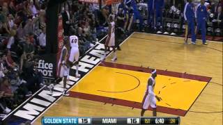 David Lee Right Handed Dunk vs Heat [upl. by Aneram371]