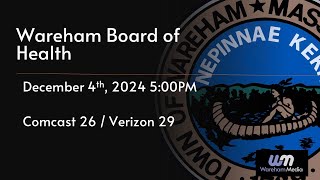 Wareham Board of Health 12424 [upl. by Notle]