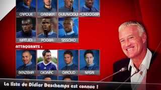 La liste de Didier Deschamps est connue [upl. by Marigold]