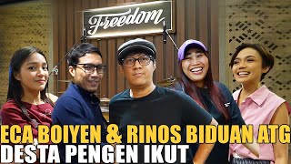 ECA BOIYEN amp RINA NOSE BIKIN BAND BARU BARENG ANDRE amp DESTA NAMA YANG COCOK APA YAH [upl. by Byron]