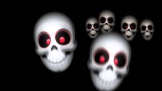 Hallowindow Skull bounce HD 720p Wide [upl. by Martinelli]