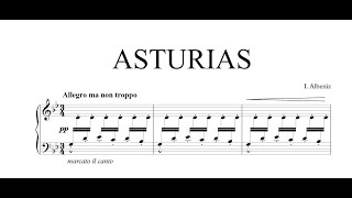 Asturias piano version [upl. by Yenohtna694]