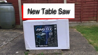 Unboxing the New Table Saw  PT48250S [upl. by Benedic]