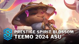 Prestige Spirit Blossom Teemo 2024 ASU Skin Spotlight  League of Legends [upl. by Ikairik]