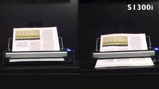 Fujitsu ScanSnap S1300i Comparison [upl. by Ainitsirc]