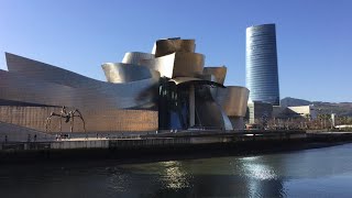 The Guggenheim Museum Bilbao  Art Museum 1997  Architect Frank Gehry  Bilbao Spain [upl. by Ydnolem]