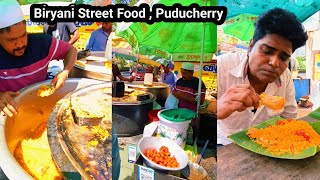 Biryani Street Food  Puducherry [upl. by Norby]