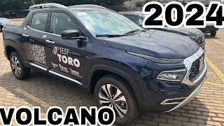 CONHEÇA A NOVA FIAT TORO 2024 VERSÃO VOLCANO 13 TURBO FLEX l A LÍDER DE VENDAS DO SEGMENTO [upl. by Anaul]