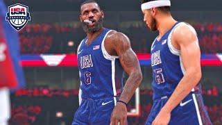 NBA 2K25 Next Gen Olympics Gameplay  USA vs AUSTRALIA Full Gameplay PS5Xbox Series X Concept [upl. by Krahling]