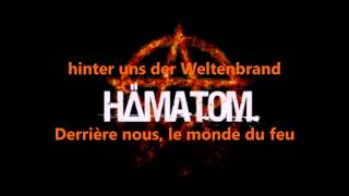 Hämatom  Ahoi Lyrics  Traduction Française [upl. by Eannyl632]