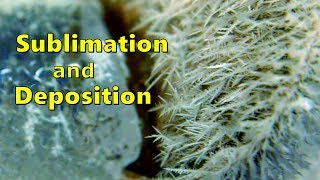 Sublimation And Deposition Chemistry Demonstration [upl. by Hoffmann]