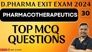 DPHARMA EXIT EXAM 2024  dpharma 2nd year pharmacotherapeutic  dpharma mcq 2024 [upl. by Raymund]