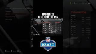 BEST DRAFT CLASS IN MADDEN 25 FULL DETAILS amp VID ON MY CHANNEL madden nfl football draft fyp [upl. by Garzon45]