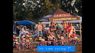 First time racing  County fair mx  one crash [upl. by Noonan]