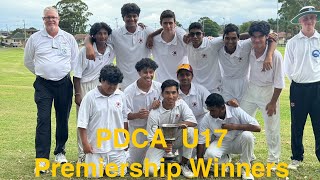 Presentation of PDCA U17 Div1 Premiership to Wenty Waratahs cricket irfan recognition awards [upl. by Christye]