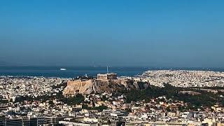 Vistas de Atenas desde el Monte Licabeto  Viaje a Atenas [upl. by Sucy]