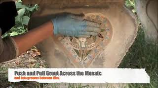 Creating a Vertical Mount Mosaic for Your Garden Using NO Days Mosaic Mesh [upl. by Kaye]