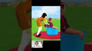 Scary Teacher 3D  Sit In The Slide Pot vs Balloon Mask Nice Or Error 5 Times Challenge shortsvideo [upl. by Nerok455]