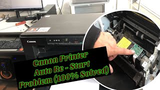 Canon MF 3010 Printer Auto Restart Problem Repair  100 Solved [upl. by Angadreme472]