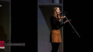 Fejér Johanna  quotVereség kultúraquot  8 Slam Poetry Országos Bajnokság  Zsűri különdíj [upl. by Ayokahs]