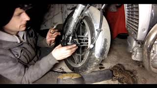 1980 Honda CX500 Seized sticking Brake Caliper Fix and tricks DIY clean not a rebuild [upl. by Julina881]