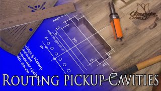 How to Route the perfect Humbucker Pickup Cavities Tutorial [upl. by Odille]