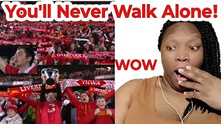 American Reacts To Liverpool FC amp 95000 Australian fans sing quotYoull Never Walk Alonequot AMAZING [upl. by Golub730]