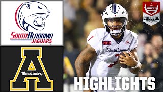 South Alabama Jaguars vs Appalachian State Mountaineers  Full Game Highlights  ESPN CFB [upl. by Aidualc]