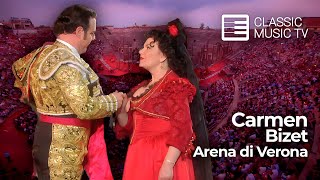 CARMEN by GEORGES BIZET Arena di Verona I Franco Zeffirelli  PROMO 4K UHD CLASSIC MUSIC TV [upl. by Elumas187]