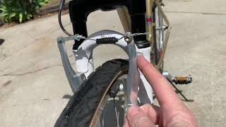 How To Fix Bike Brake Pad Rubbing On Rim [upl. by Analak395]