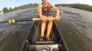 Radnor Lightweight 8  MidAtlantics coxswain recording [upl. by Siuqramed872]