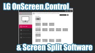 LG OnScreen Control amp Screen Split Software 20  Demoed on the 43UD79 43quot 4k UHD [upl. by Cornelius]